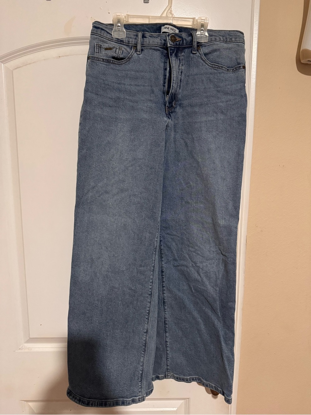Nine West Wide-Leg Jeans in Light Blue Denim